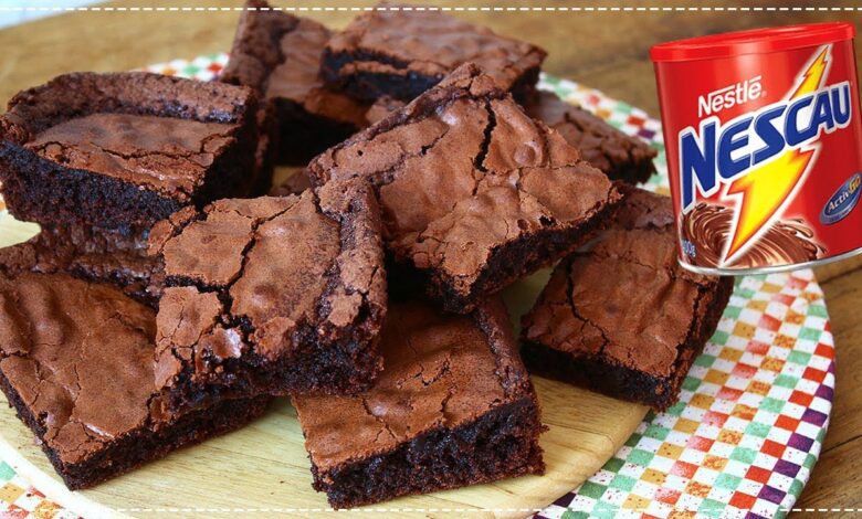 O melhor brownie de nescau do mundo