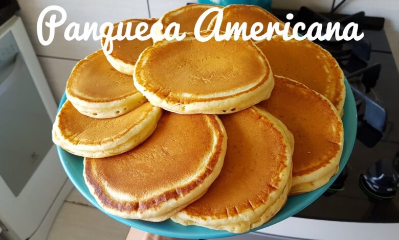 Panqueca americana fácil e perfeita